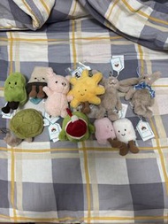 Jellycat 兔仔豬仔茶包仔掛飾