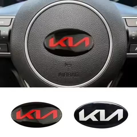 Suitable for k2 k3 k5 kx5 rio soul Sportage steering wheel labeling modified car labeling elliptical