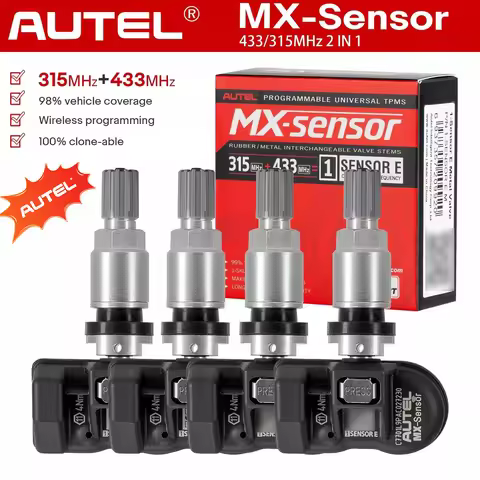 Newest 2in1 Autel MX Sensor 433MHZ+315 MHZ Programmer Auto Tyre Accessory Tire Repair Tool For MaxiT