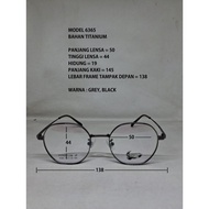6365 TITANIUM EYEGLASSES FRAME FOR MEN Wanita