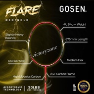 FAST SHIP/GOSEN FLARE V1 (4U/G6) Badminton Racket Original 100%/30Lbs/Badminton racket murah/GOSEN/