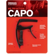 DAddario® PW-CP-09 NS Tri-Action Capo คาโป้ ปรับความหนืดของสปริงได้ พร้อมที่เสียบปิ๊ก ทำจากอะลูมิเนี