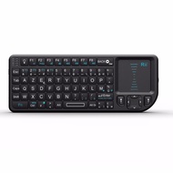 Mastersat คีย์บอร์ด ไร้สาย มีทัชแพด Ultra Mini Keyboard 2.4Ghz Wireless HandHeld Mini Keyboard withT