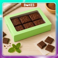 Cake Box 27 x 18.5 x 5.5 cm Brownies Box/ Cake Box/ Donut Box/ Bolen Box/ | HC05
