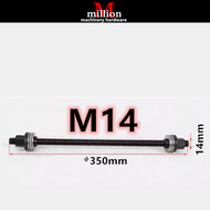 (1pc) M10 M12 M14 M16 Bush Press Pulling Spindle Rod for Bush Bearing Removal Insertion Tools Set