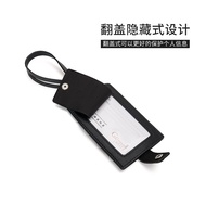 Ready Stock Genuine Leather Luggage Tag Consignment Tag Tag Travel Tag Consignment Tag Signage Tag T