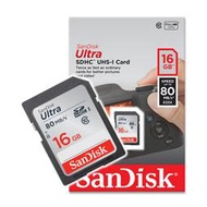 SanDisk Ultra 16G 32G 相機 記憶卡 SDHC UHS-I 120MB/s (SD-SDUN4)