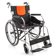 W-8&amp; Yuyue WheelchairH062CAluminum Alloy Elderly Lightweight Wheelchair Folding Manual Wheelchair Inflatable-Free Tire W
