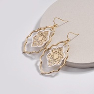Hollow Flower Geometric Earrings Beating Alloy Water Drop Earrings Earrings eBay9.30