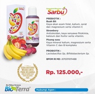 Bioterra Sari Buah | Biotera Herbal Probiotik Lactobacillus 250 ml