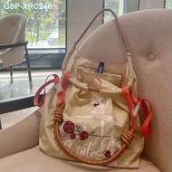 Kipling Ball Chain Bag Embroidery Large Capacity Shopping Bag Environmental Protection Bag Mummy Bag Nylon Handbag Shoulder Bag Cloth Bag