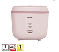 หม้อหุงข้าวอุ่นทิพย์ 1 ลิตร SHARP รุ่น KS-PR11ET  สีชมพู