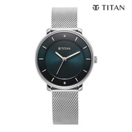 Titan Noir Blue Dial Analog Metal Strap Watch for Women