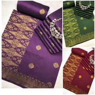 Songket Bunga Tabur, Songket Tenun, Kain pasang songket Bunga Tabur, Ready Stok