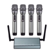 Muslady F4800 Professional 4 Channel UHF Wireless Microphone System