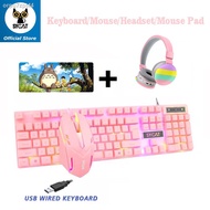 ▼❀♂STX 540 Gaming Keyboard And Mouse Headset Set With Pad RGB Combo (4 in 1)