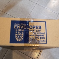 4x9 white envelope per pkt 50pcs