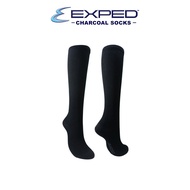 Exped Ladies Casual Cotton Charcoal Knee High Socks 4G0121