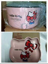 Hello Kitty 多功能料理鍋+陶磁盤
