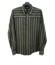 MISSONI แท้ อก42 เสื้อเชิ๊ตแขนยาวลายคลาสสิกสปอตผู้ชาย