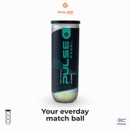 PULSE Padel Ball Classic Contents 3 and 4 Balls - International Padel Federation FIP Approved - Medi