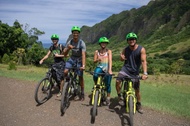 Kualoa Ranch Electric Mountain Bike Adventure Tour in Hawaii