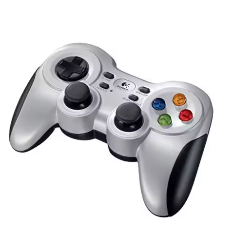F710 Wireless Gamepad, 2.4 GHz Wireless with USB Nano-Receiver, Controller Dual Vibration Feedback, 