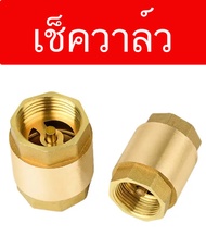 เช็ควาล์ว เช็ค วาล์ว ทองเหลือง สปริง วาล์วกันย้อน แบบแนวดิ่งและแนวราบ Check Valve 1/2 นิ้ว 3/4 นิ้ว1 นิ้ว 1-1/2 นิ้ว 2 นิ้ว 3 นิ้ว 4 นิ้ว