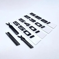 Old Glossy Black Letter 520i 523i 525i 528i 530i 535i 540i Emblem For BMW 5 Series E60 E61 F10 F11 G