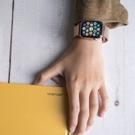 【W.wear】Apple watch-通用錶帶 米蘭(粗) 316L不銹鋼帶-38/40玫瑰金