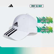 adidas Lifestyle 3-Stripes Cotton Twill Baseball Cap Unisex White II3509