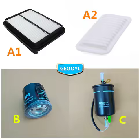 1 Car Air/Conditioning/Fuel/Lubricating Oil Four Filter Kit,For Geely,CK 1 2 3,CK1,CK2,CK3