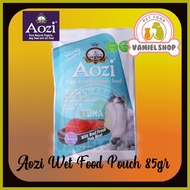 ✟ ✤ ✱ Aozi Wet Cat Food Pouch 85gr Aozi Cat Organic Cat Wet Food All Stages [Vamiel Shop]