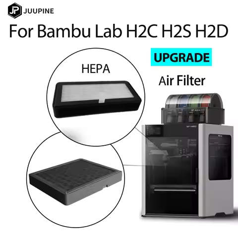 Bambulab H2C H2S H2D Upgrade Air Filter Double Protection HEPA 13+Activated Carbon Air Filter 3D Pri
