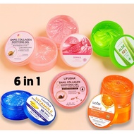 6in1 Multifunction Soothing Gel Set – Snail, Aloe Vera, Vitamin C, E, Bioaqua & Lihusha