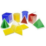 Alat Bantuan Mengajar Matematik : Fold & Learn Geometric Shape Set