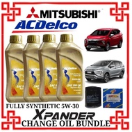 ACdelco Change Oil Package Mitsubishi Xpander 5W-30 Fully synthetic Engine oil
