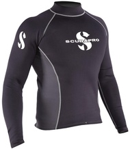 SCUBAPRO Everflex Men's Long Sleves Diving Rash Guard 1mm - Black