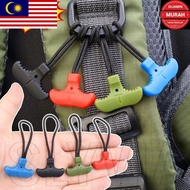 MP -1-5Pc Backpack Zip Lock Pull Head - T-shaped Phone Anti Lost Hanging Rope - Mountaineering Suit 