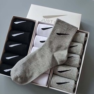 5 pair Boxed Men's autumn new sports training fitness breathable mid tube socks HZ60338