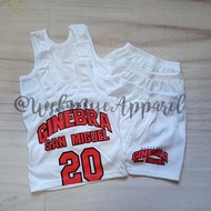White Jersey Style Terno for Kids, Boys 0-12 months old
