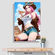 Walldecor One Piece Booney Premium Super HD Wall Decoration