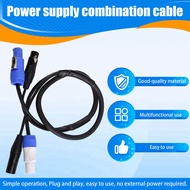 [jwerlyday]Flexible Powercon Combo Cable XLR DMX512 Power Combination Cable 3 X 1.5mm for Stage Ligh