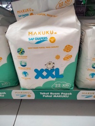 MAKUKU SAP Diapers Comfort Fit Ukuran XXL pampers makuku tipe celana ukuran XXL isi 22