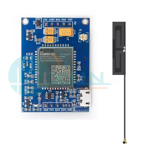 EG800K-EU LTE Cat1bis Module Development Board Europe 10Mbps Single Antenna Wi-Fi Scan Audio Band B1