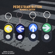 GACHA Pedestrian Button Blind Box Keychain Cute Keychain Custom Keychain Blind Box Set Murah