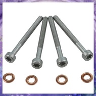 (Y W Z H)A0019902607 A6110170060 4  Injector Bolts & 4 Washers Set for  for 651