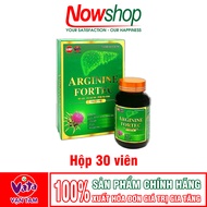 Viên Uống Thanh Nhiệt Mát Gan Arginine Fortec Vạn Tam Chính Hãng Giảm Viêm Gan Xơ Gan Men Gan Cao Hi