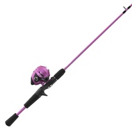 Slingshot Spincast Reel and Fishing Rod Combo, 5-Foot 6-Inch 2-Piece Fishing Pole, Size 30 Reel, Rig