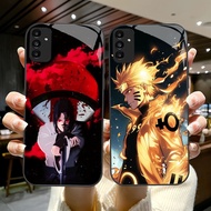 YS-76 Naruto HD Glass Casing for Samsung A05S A35 A55 A24 A14 A15 A04S A34 A25 M15 A54 S21 FE Plus U